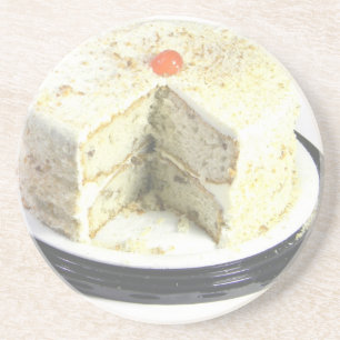 Witte Cake Zandsteen Onderzetter