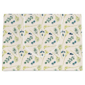 Witte Calla-lelie en Eucalyptus  Groot Cadeauzakje (Voorkant)