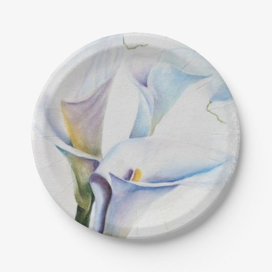 WITTE CALLA LIES PAPIER BORD (Voorkant)