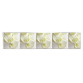 Witte calla lilies van boven Lijst Runner Korte Tafelloper (Horizontaal)