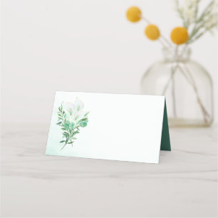 Witte Calla Lily Blank Plaats Kaarten