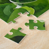 Witte Calla Lily Bloem in Tuin Kunst Puzzel Legpuzzel (Zijkant)