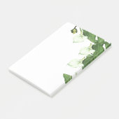 Witte Calla Lily Flowers Post-it Notes (Schuin)