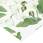  Witte Calla Lily Flowers Table Runner Lange Tafelloper (Hoek)