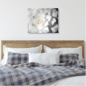 Witte Camelia Canvas Afdruk (Insitu (Slaapkamer))