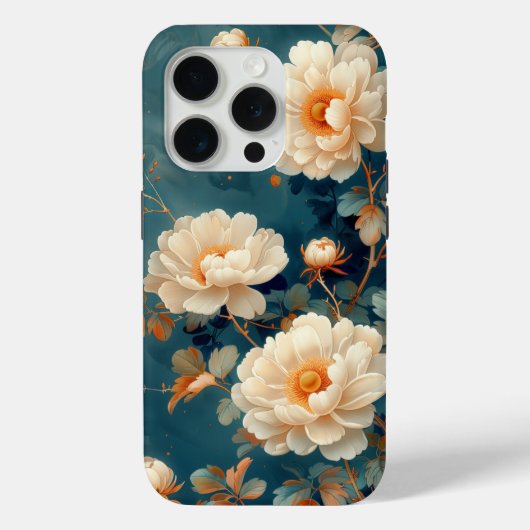 Witte Camellia Bloemendesign Case-Mate iPhone Case (Achterkant)