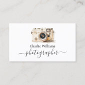 Witte  Camera Kunst, Fotograaf Visitekaartje (Voorkant)