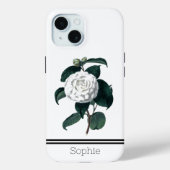 Witte Camillia Waterverf op maat Case-Mate iPhone Case (Achterkant)