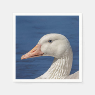 Witte Canadese gans Servet