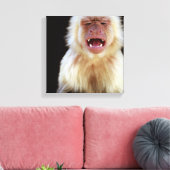 Witte capuchine (Cebus capucinus) Canvas Afdruk (Insitu (Woonkamer))