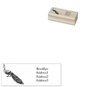 Witte cartoon 	rubberstempel (Gestempeld)