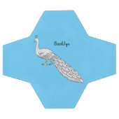 Witte cartoon voetbal (Enkel)