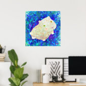 witte cavia poster (Thuiskantoor)