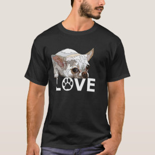 Witte Chihuahua Theekopje Hond Liefde T-shirt