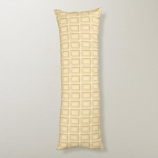 Witte chocolaatstaaftextuur lichaamskussen (Achterkant (Verticaal))