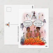 Witte Chocolade Briefkaart (Voorkant / Achterkant)