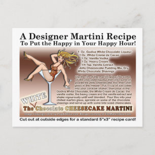 Witte Chocolade Cheesecake Martini Recept Kaart