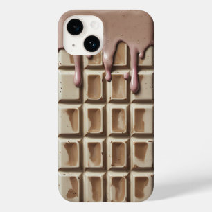 Witte Chocolade Drip iPhone 14 Hoesje