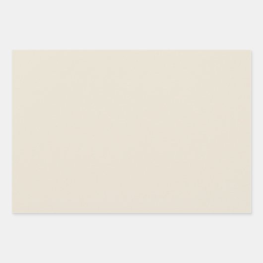 Witte Chocolade Effen Kleur Inpakpapier Vel (Voorkant 3)