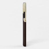 Witte chocolade op donkere chocolade bruin Case-Mate iPhone case (Achterkant/rechts)