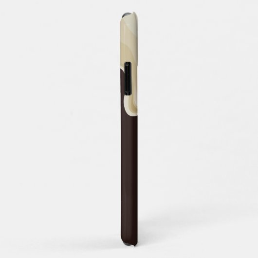 Witte chocolade op donkere chocolade bruin Case-Mate iPhone case (Achterkant/rechts)