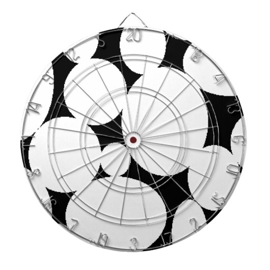 WITTE CIRCLS DARTBORD (Voorkant)