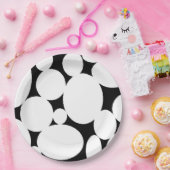 WITTE CIRCLS PAPIEREN BORDJE (Feest)