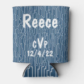 Witte circuitlijnen blikjeskoeler (Voorkant)