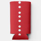 Witte cirkels op rood (Achterkant)