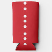 Witte cirkels op rood (Voorkant)