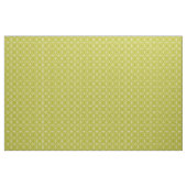 Witte cirkels pleinen op Avocado Green Mid Century Stof (Fat Quarter)