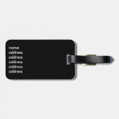 Witte citroen 2CV Bagagelabel (Achterkant horizontaal)