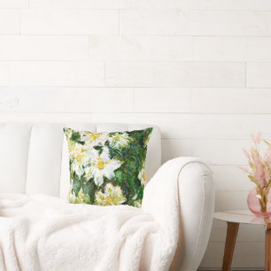 Witte Clematis van Claude Monet Kussen