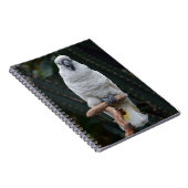 Witte cockatoo notitieboek (Rechterzijde)