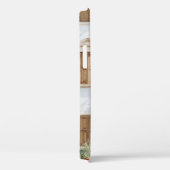 WITTE CONCRETE BOUW MET HOUDEN DEUREN EN WIND Case-Mate iPhone CASE (Achterkant / Rechts)