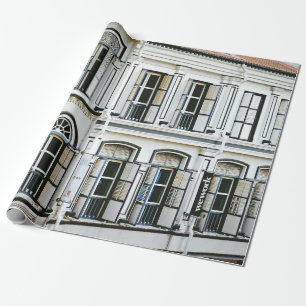 WITTE CONCRETE BOUW TIJDENS DAG CADEAUPAPIER