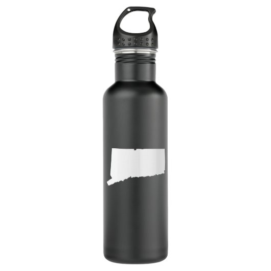 Witte Connecticut Waterfles (Voorkant)