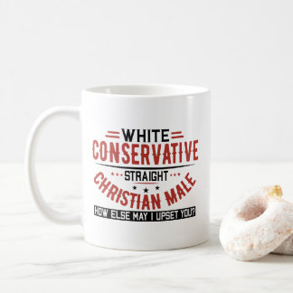 Witte conservatieve koffie-mok koffiemok