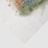  Witte Cottage Bloemen Tuin Decoupage Tissuepapier (Detail)