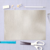 Witte Crème Nep Leer Huwelijk Tissuepapier (Craft)