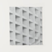 Witte cubbyplank wandkleed (Voorkant)