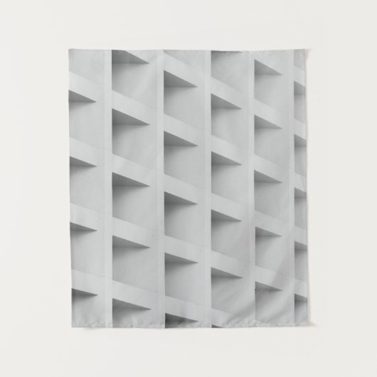 Witte cubbyplank wandkleed (Voorkant)