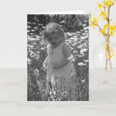 Witte, customize card - Lana Kaart (Gele Bloem)