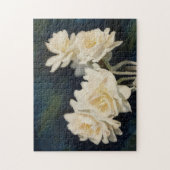  Witte Daffodil Bloemen Art Puzzel Legpuzzel (Verticaal)