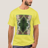 Witte Daffodil Bloemen van Brook Abstract T-shirt (Voorkant)
