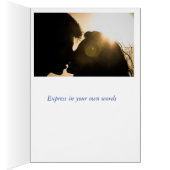 WITTE DAG BOUQUET DANK JE KAART (Binnen (Rechts))