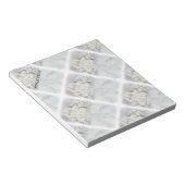 WITTE DAG BOUQUET NOTE PAD NOTITIEBLOK (Schuin)