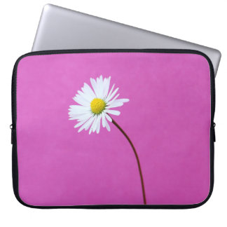 WITTE DAG OP PINKACHTERGROND LAPTOP SLEEVE