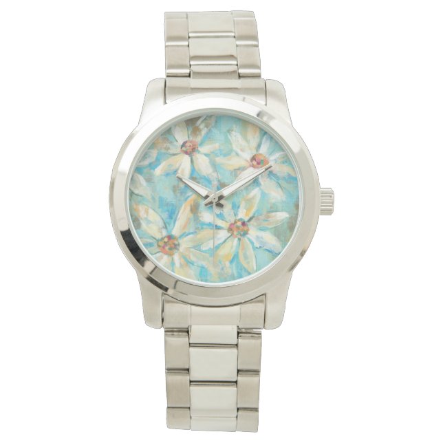 Witte dagen op blauw horloge (Voorkant)