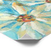 Witte dagen op blauw poster (Hoek)